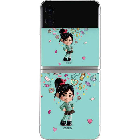 Disney Wreck-it Ralph Vanellope Sugar Icons Galaxy Z Flip3 5G Skin